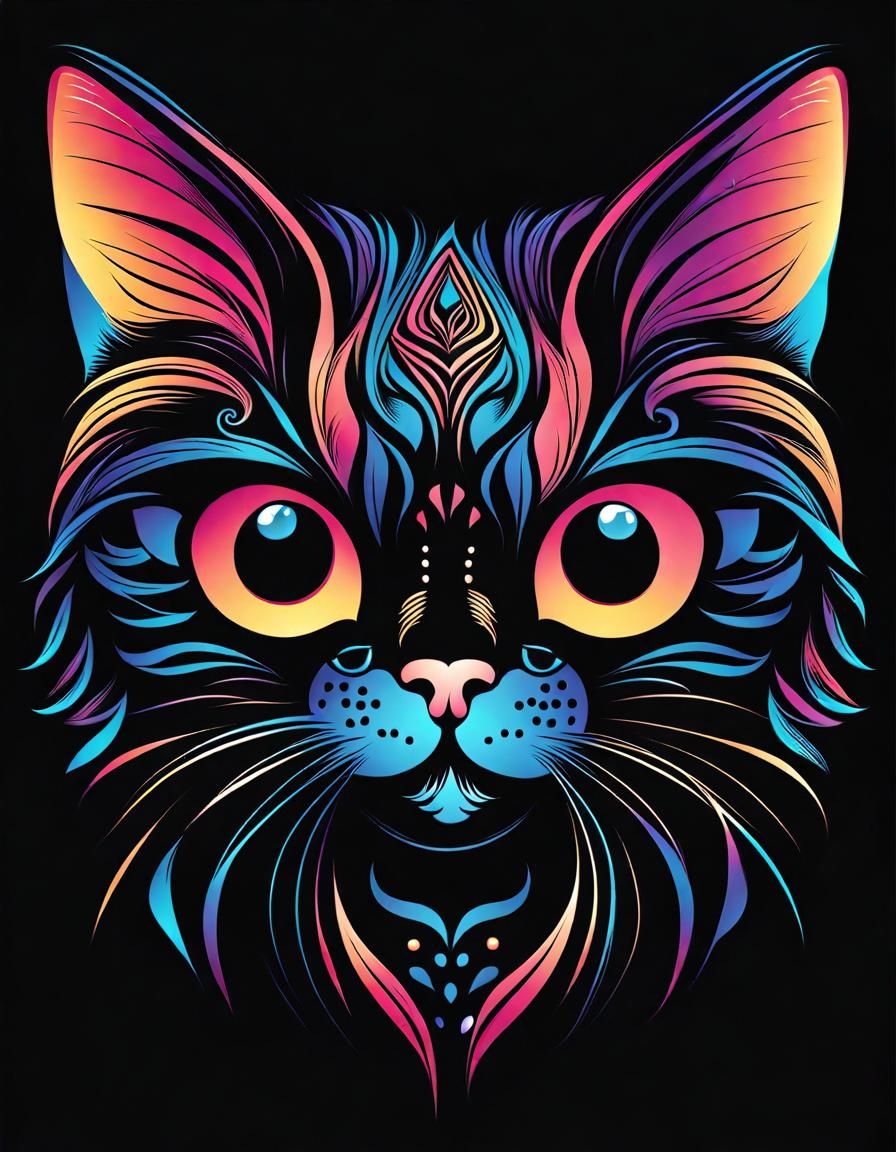 The Psycho-edelic Cat Says Go Vote