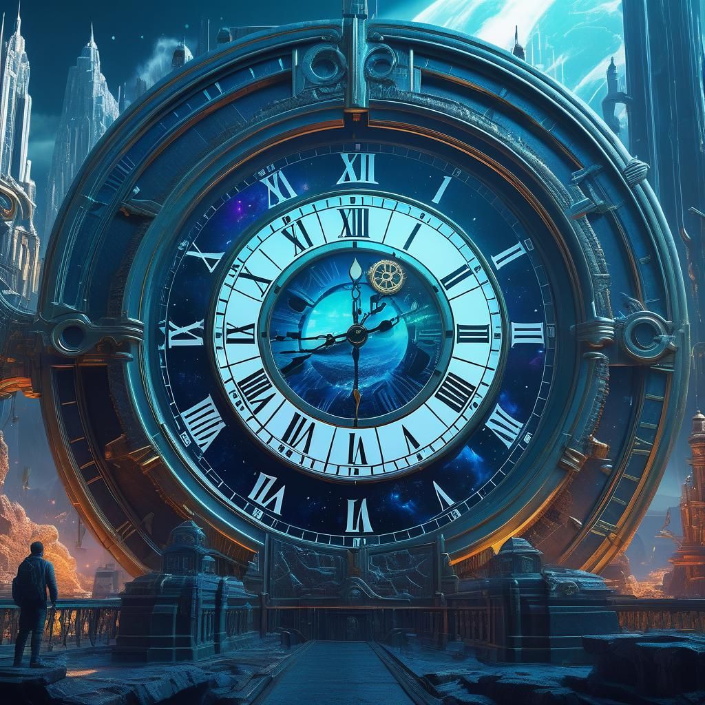 Time Loop Paradox in Detailed Matte Painting