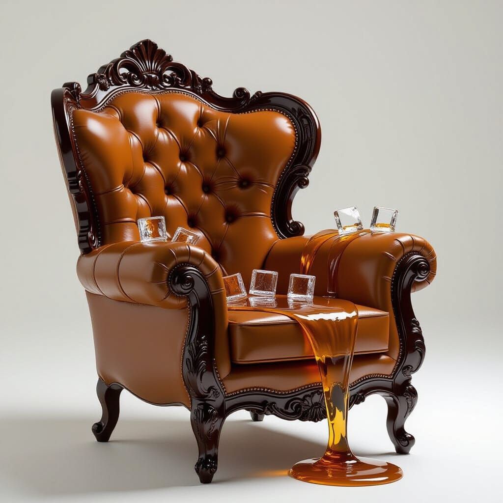 Cola Armchair: A Frozen Cascade of Liquid Form