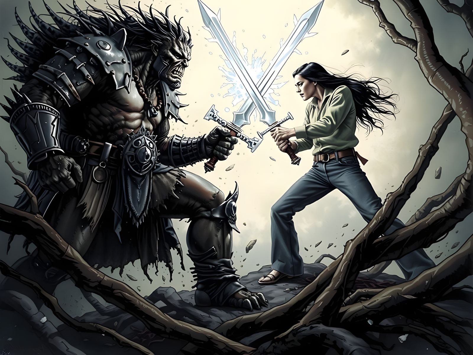 Gelid steel aclashing