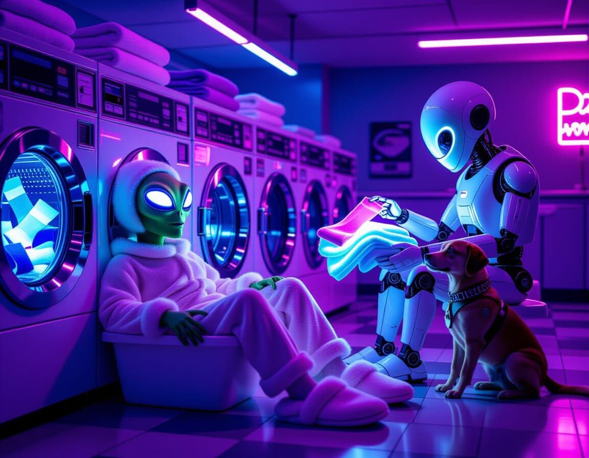 👽 Alien Translation: "Emergency! Laundry Delay on Planet Pa...