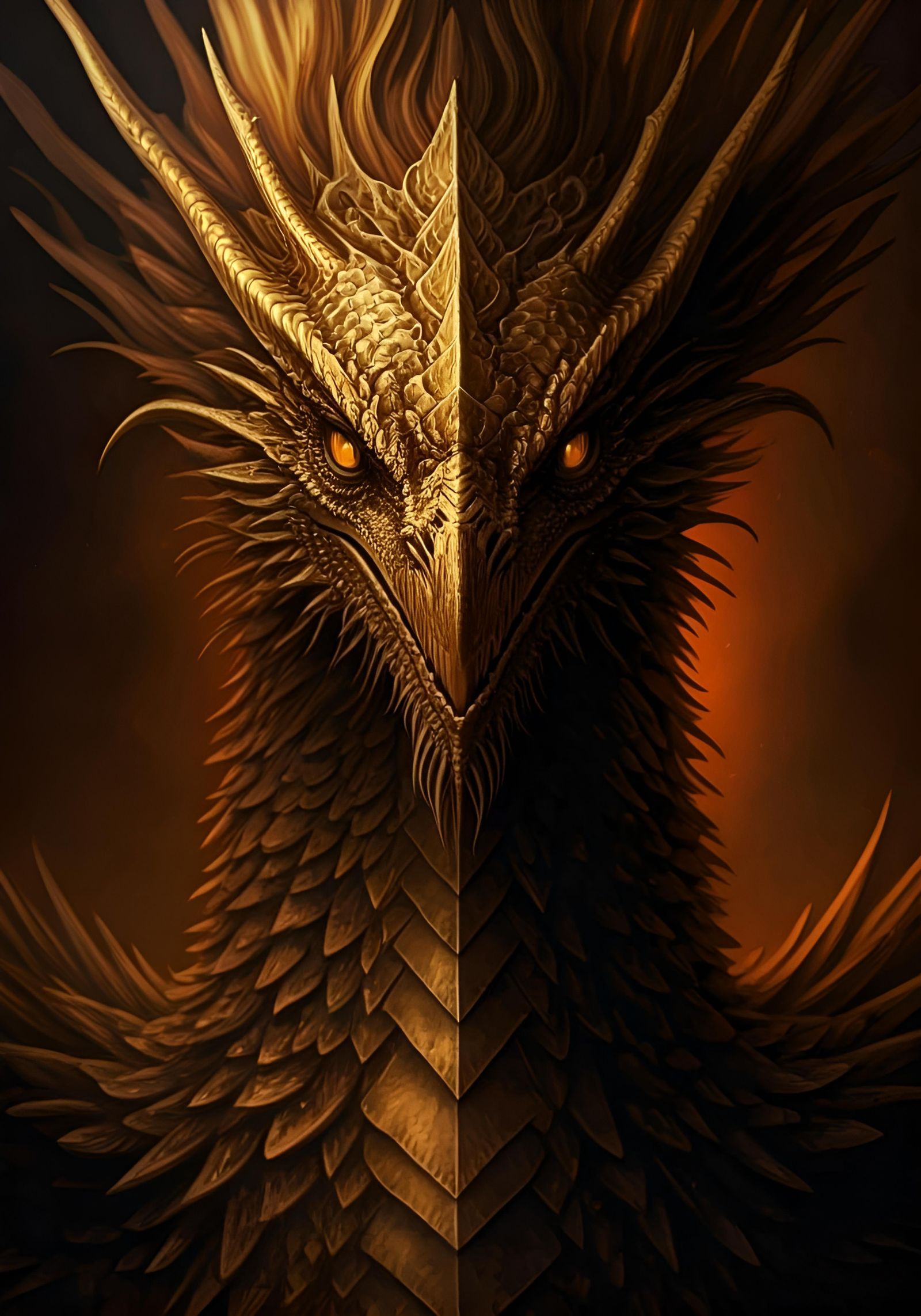 Flying Draconis: Fantasy Post-Apocalyptic Ink Painting