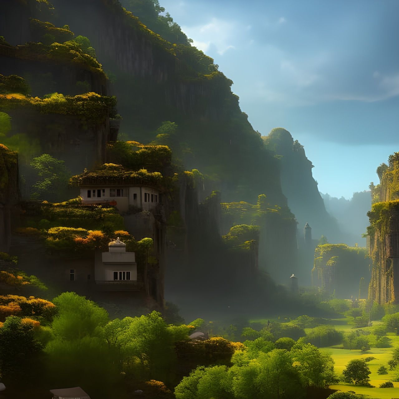 Cliff Side Village 1