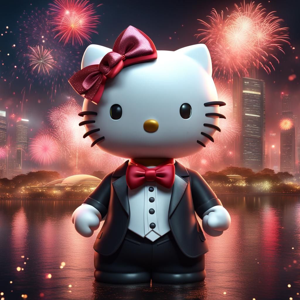 Hello Kitty Celebrates New Year in Singapore