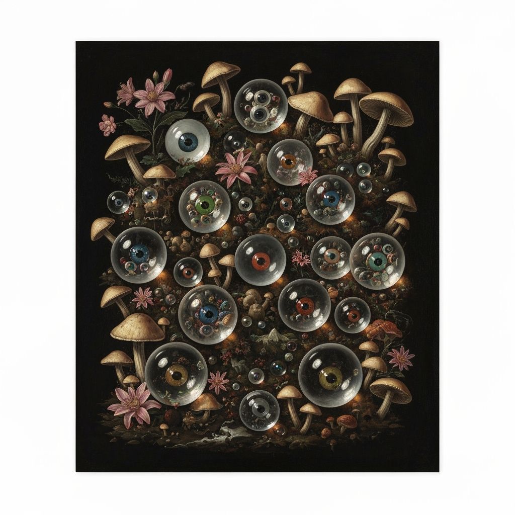 Baroque Fusion of Hermes and Dionysus with Crystal Orbs and ...