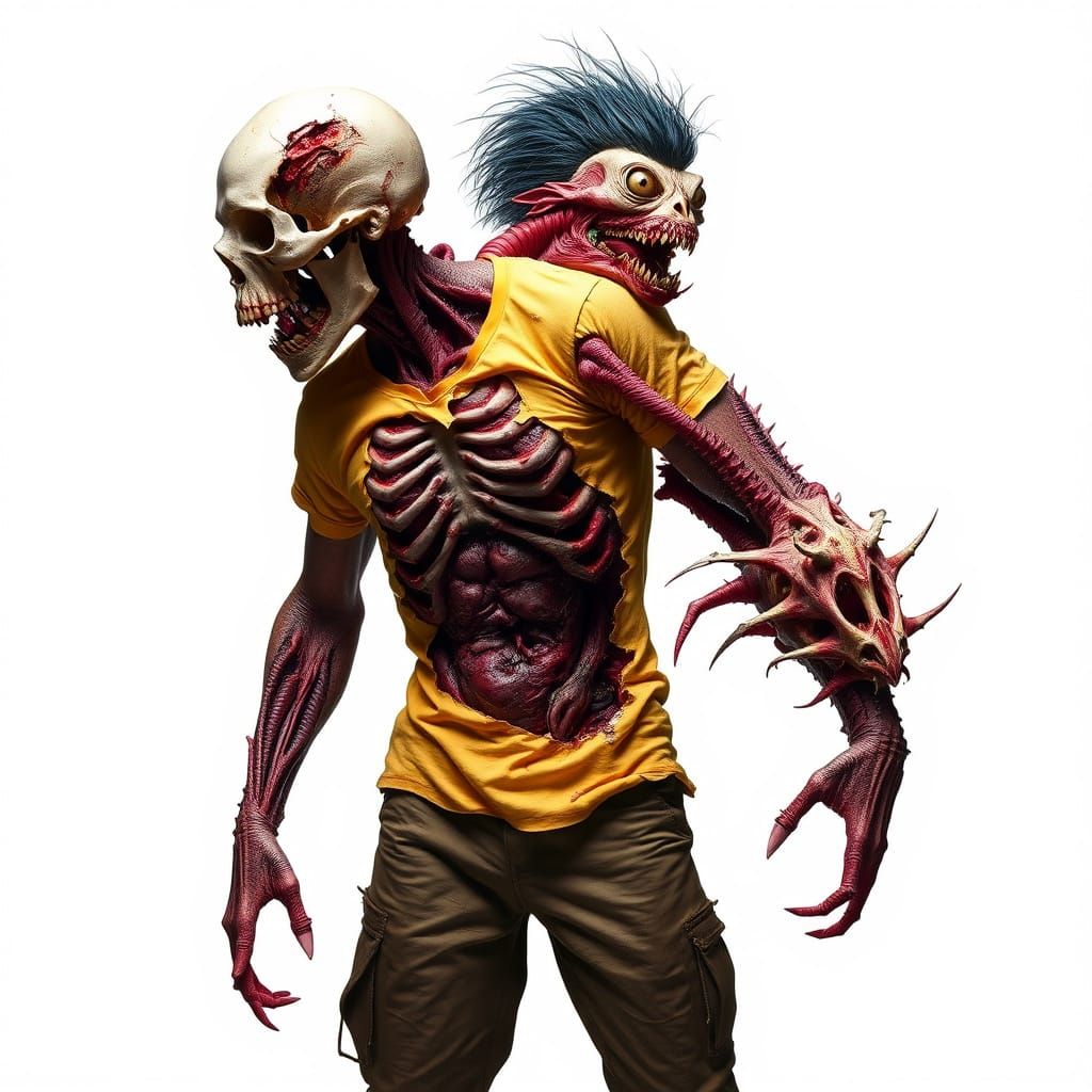 Surreal Body Horror Concept Art