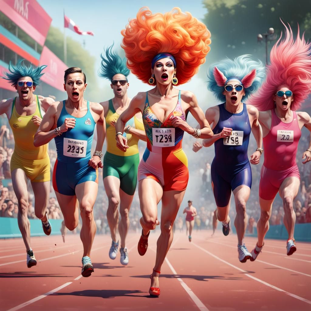 Paris Olympics: Animals in Drag Race