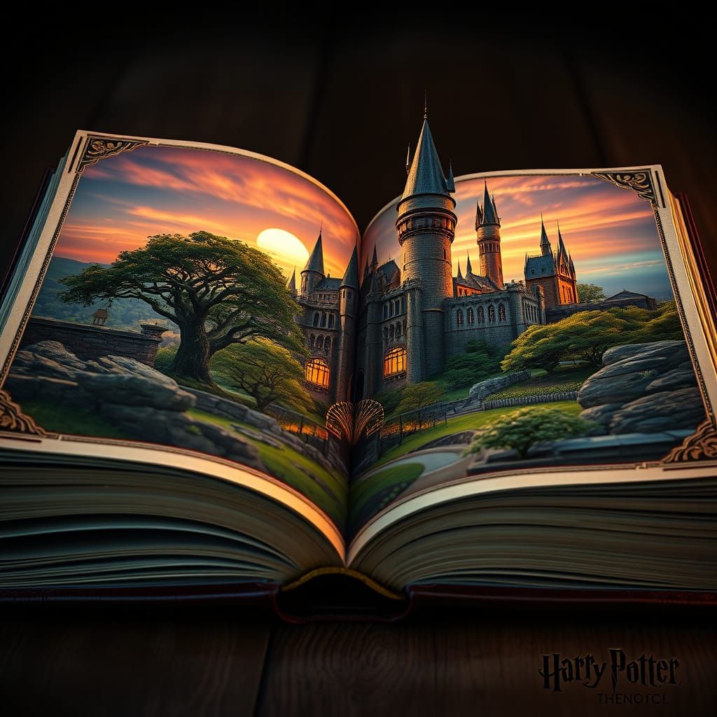 Magical Wizarding World Unveiled in Stunning 8k Concept Art