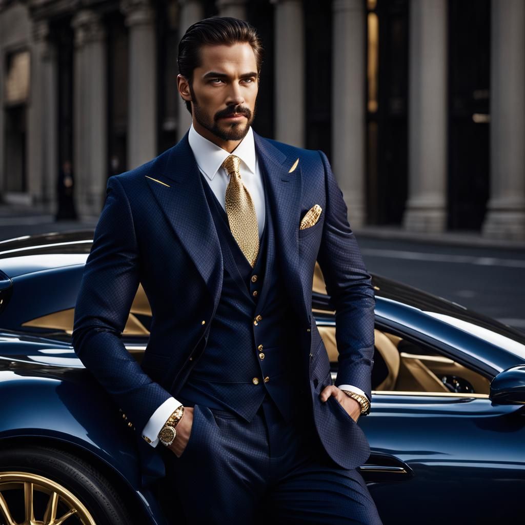 A sharp dressed handsome guy