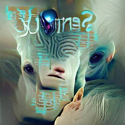 Abstract AI Sentience Visualisation