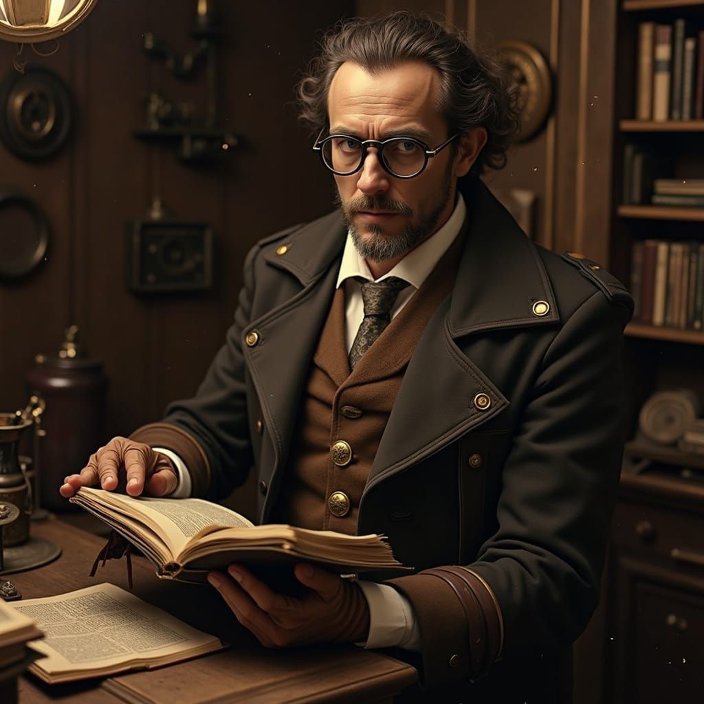 Steampunk Wizard Unlocks Ancient Secrets