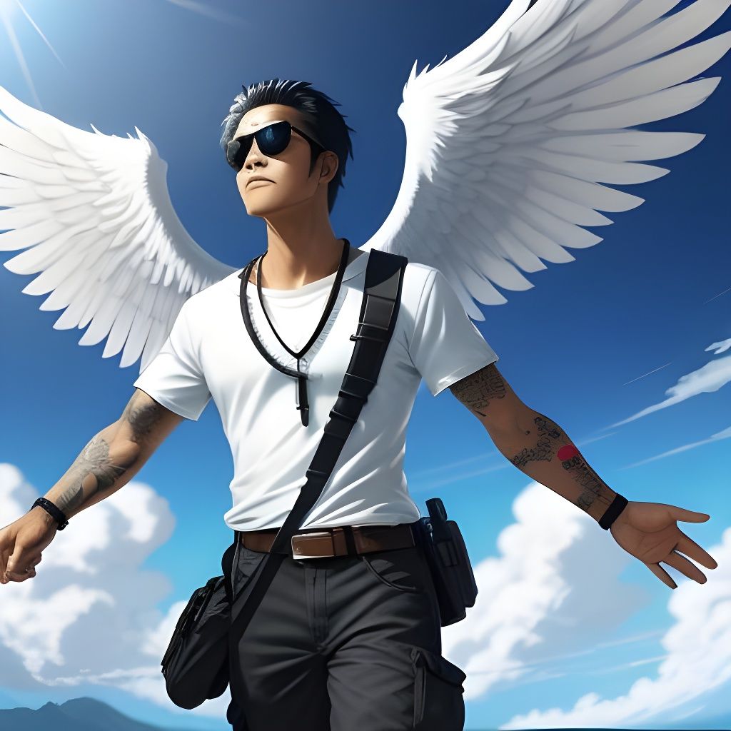 Hawaiian Angel Welcomed Into Heaven: Anime Style