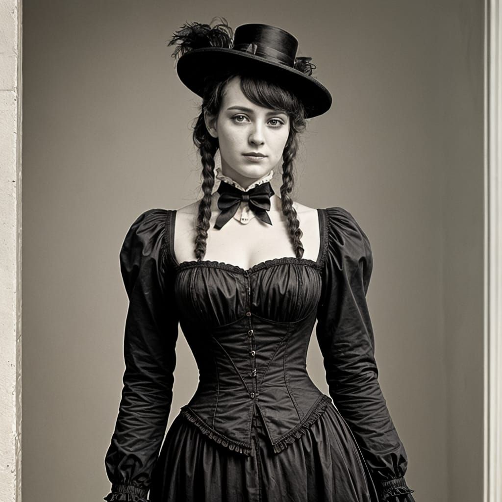 Elegant Victorian Lady of the Streets