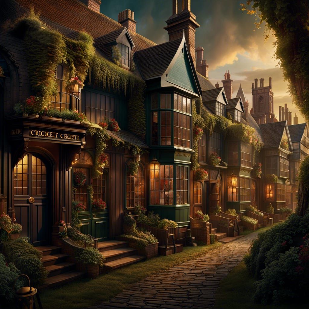 Fantastical Cricket Painting in Rubens Style