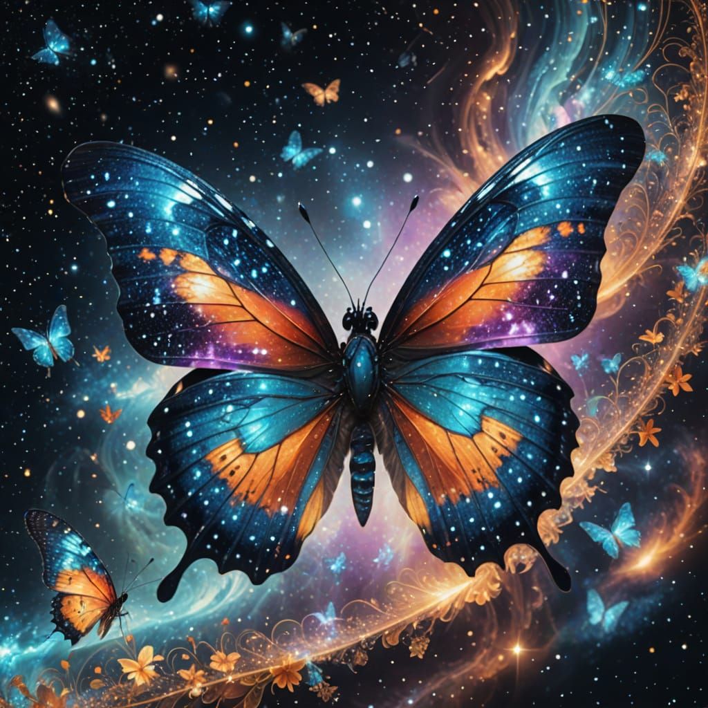 Cosmic Butterfly Masterpiece in Stunning 8K Resolution