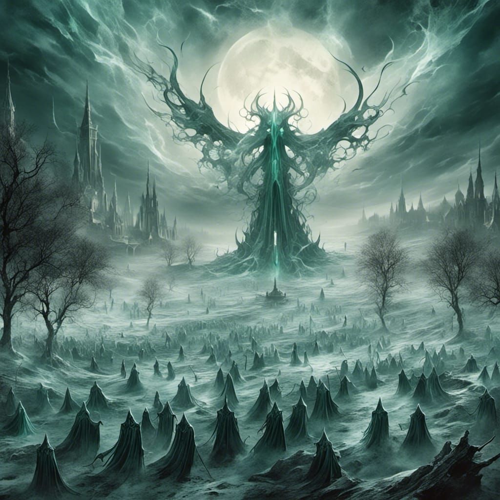 Noctilucent Ghostly Figure