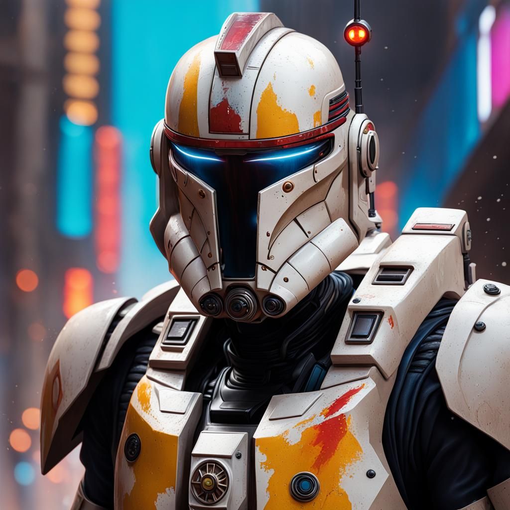 Hyperrealistic 501st Clone Legion Soldier