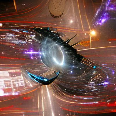 Capital Ship Transiting a Wormhole