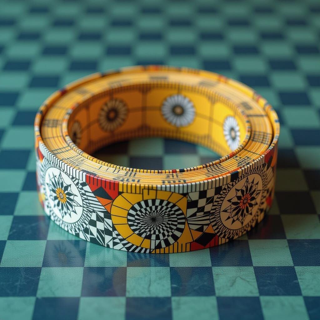 Escher's measuring tape