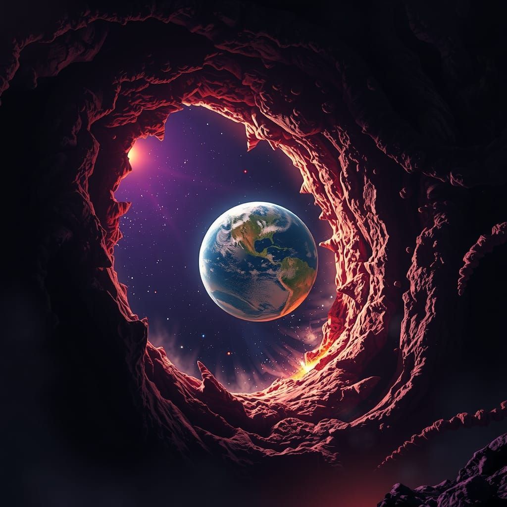 Earth Ensnared: A Dark Fantasy Space Worm