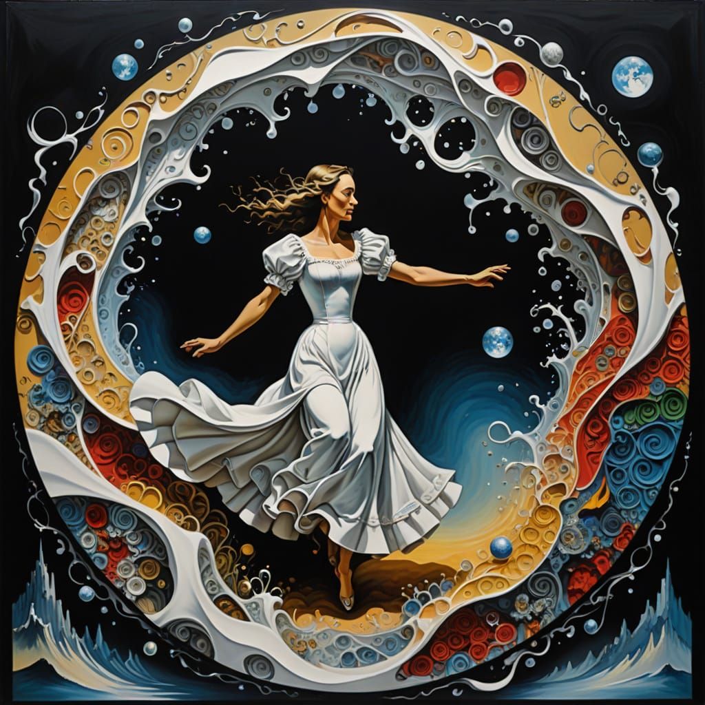 Frenetic Dance in Light: A Neo-Impressionist Vision