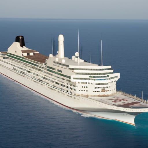 H.M.H.S Britannic in Wartime Livery