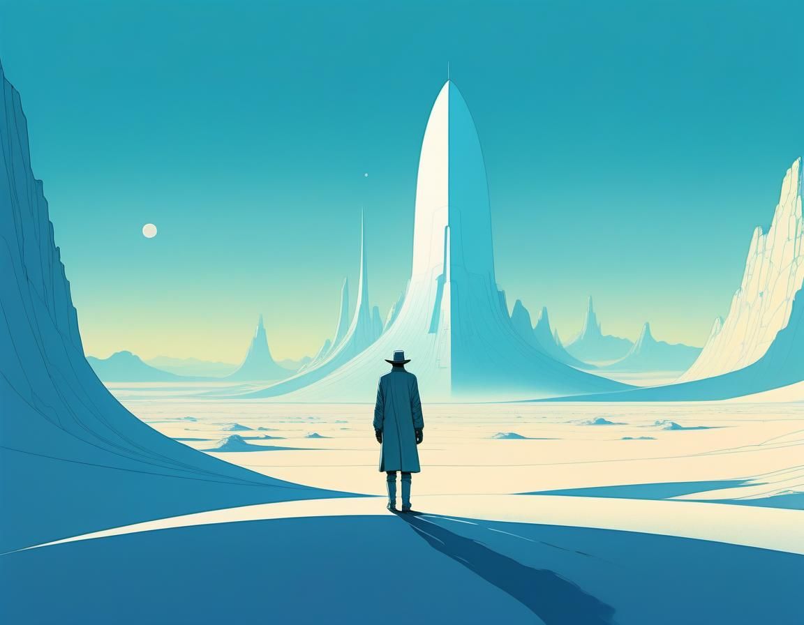 in the iconic, minimalist illustrative style of Dániel Taylo...