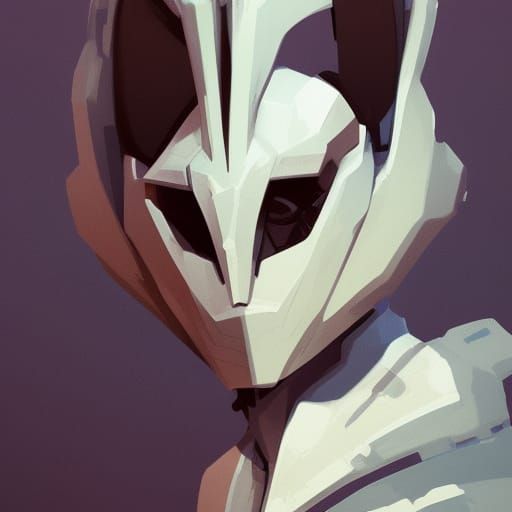 Protogen Portrait in Hyperdetailed Style