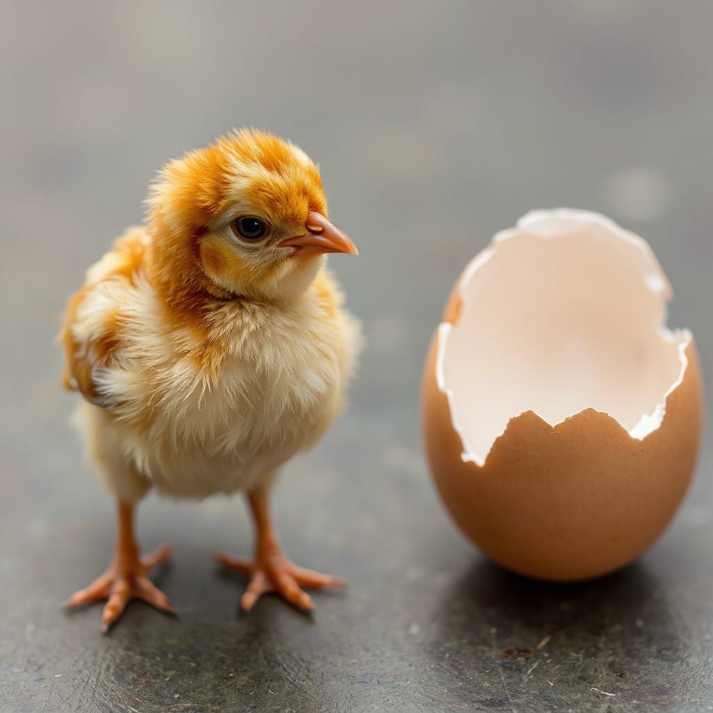 Chicklet and Cracked Egg: A Study in Contrast