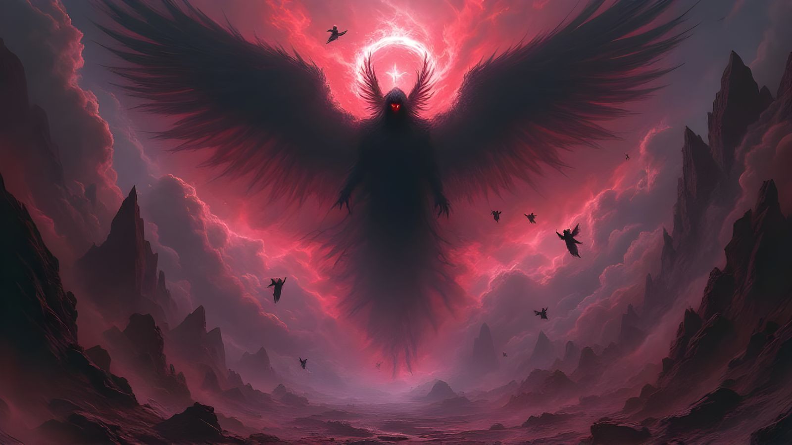 Nephilim, Watchers And Cherubs Coming Down From Heaven