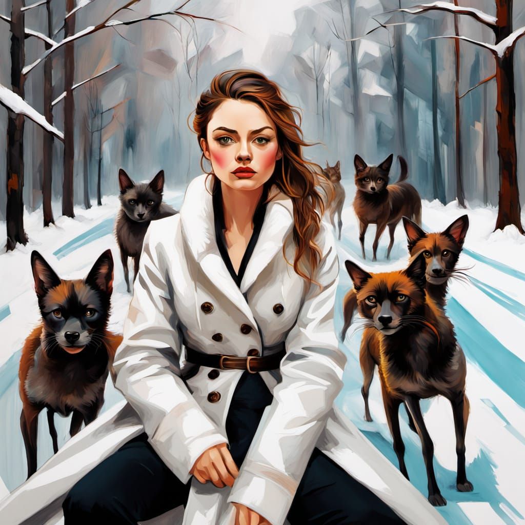 Vibrant Expressionist Masterpiece on Canvas