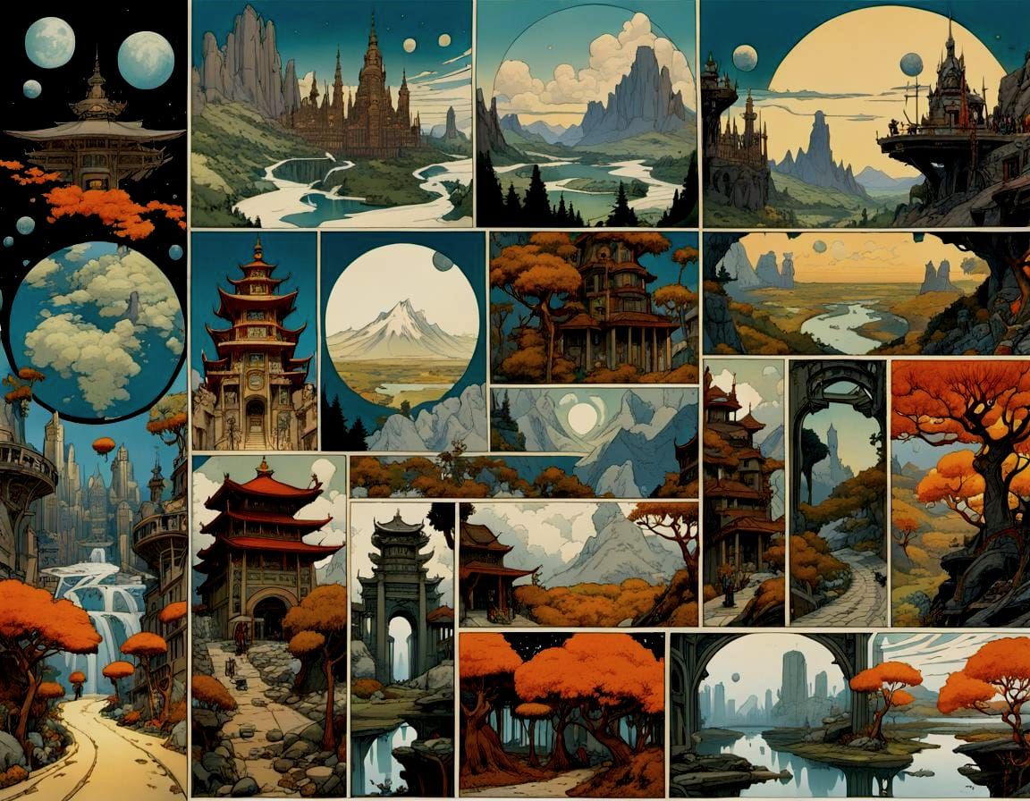 Biomechanical Muses in Post-Apocalyptic Comic Book Art