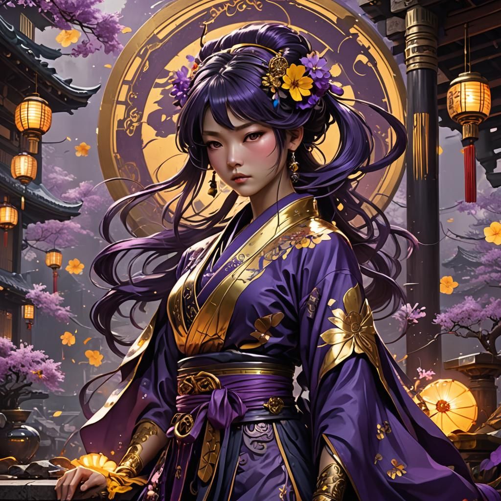 Japanese Culture Dark Fantasy Concept Art