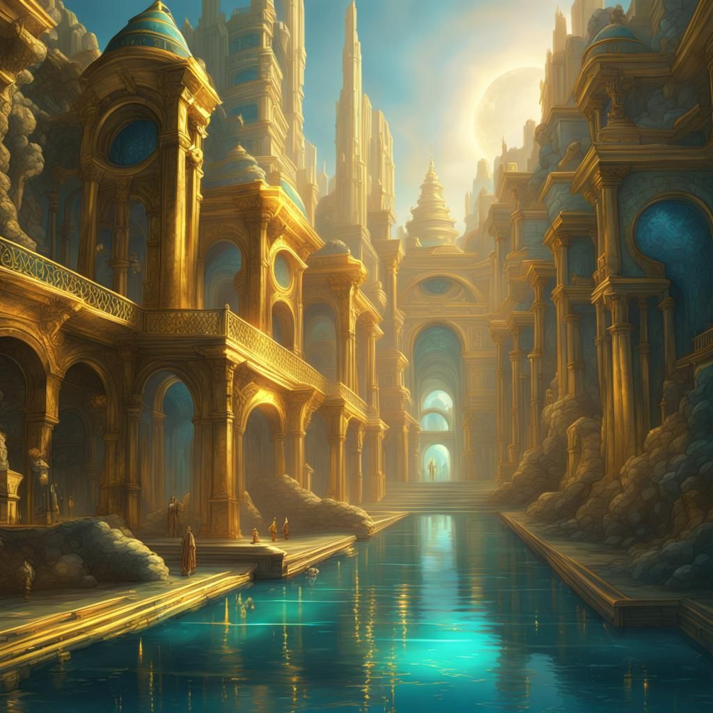 Path to Atlantis: Golden City Concept Art