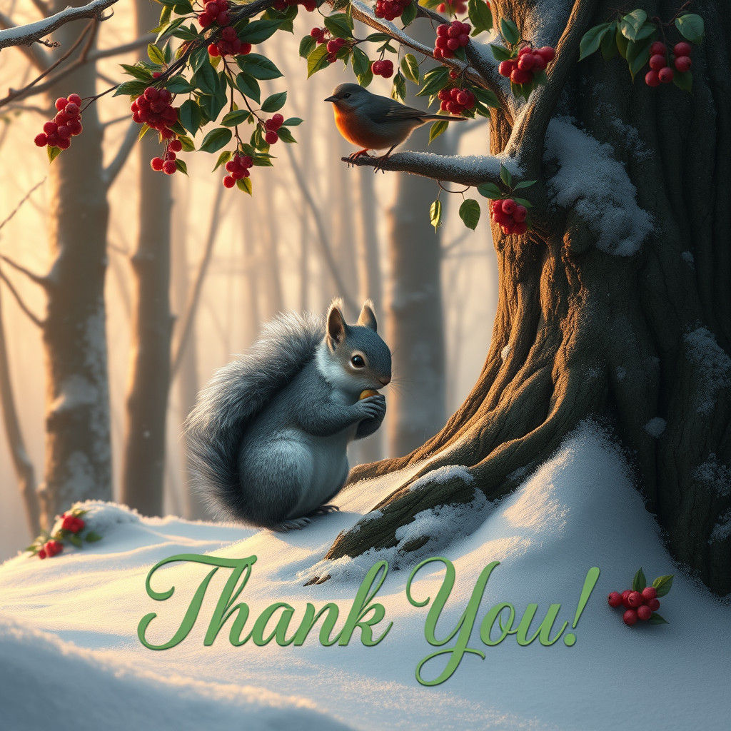 Winter Wonderland Scene in Realistic Matte Painting Style