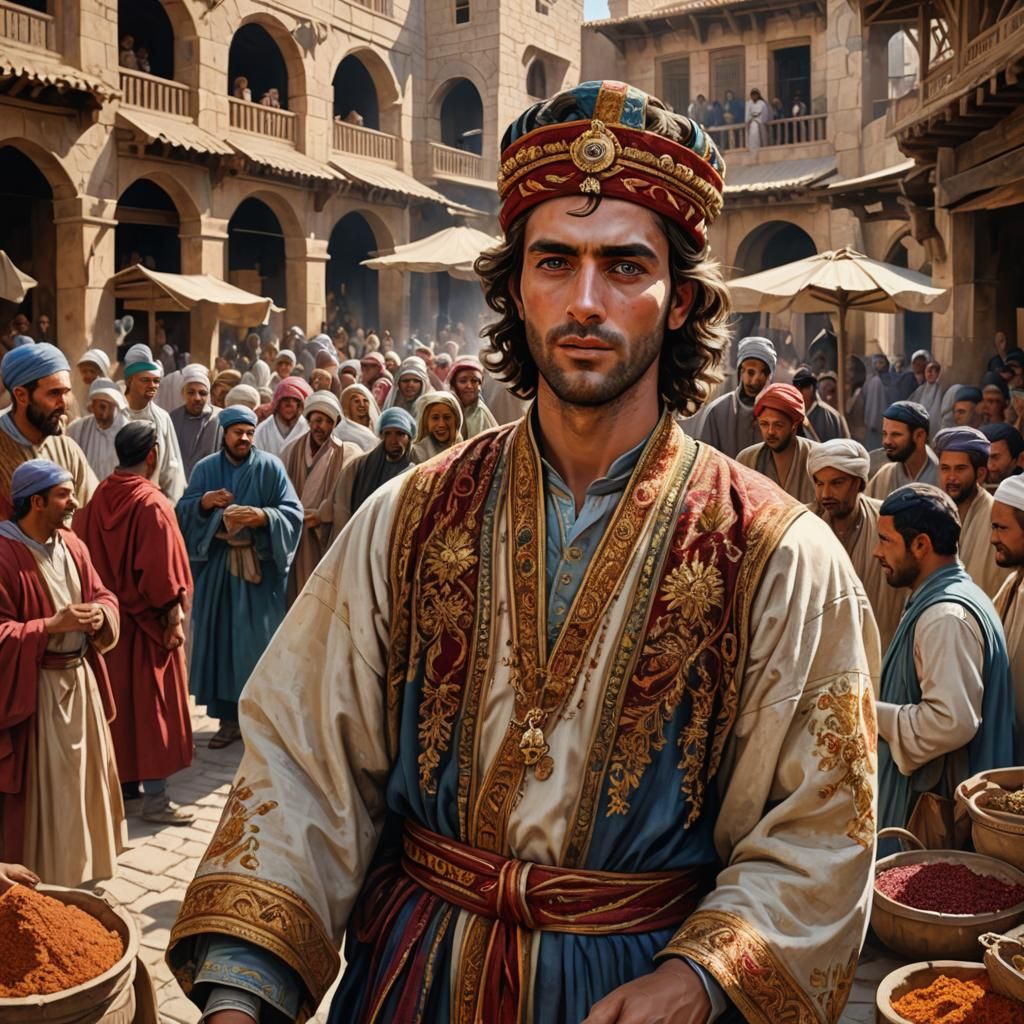 Jeroboam Addresses the Crowd in Ancient Shechem