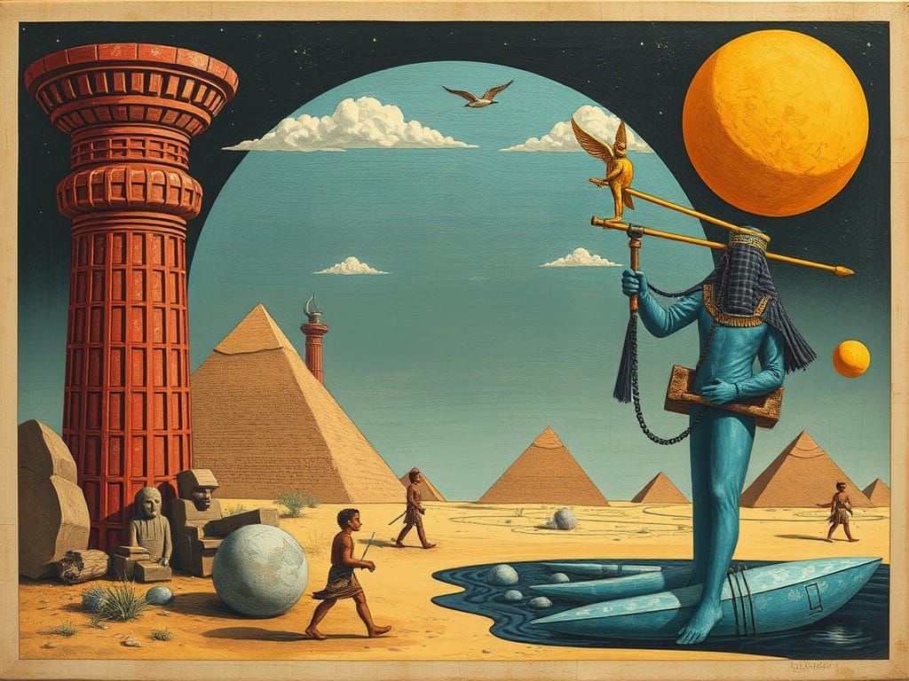 Modern Surrealist Egyptian Art: An Eclectic Vision