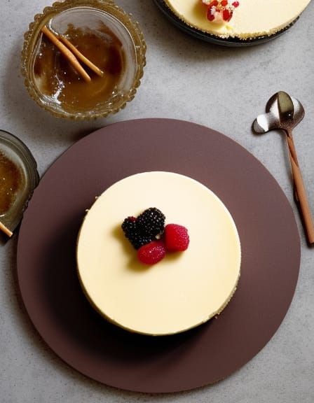 AI Generated Image of Cheesecake