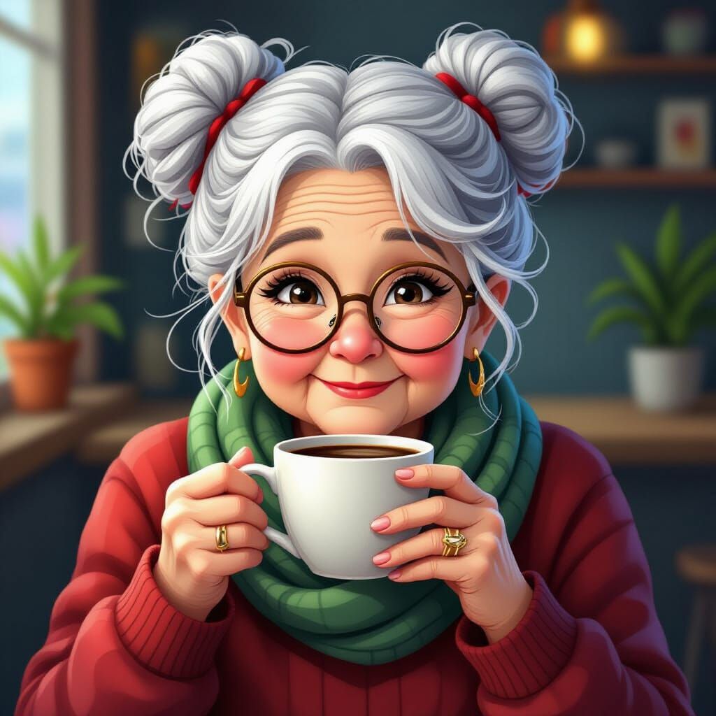 Realistic anime character