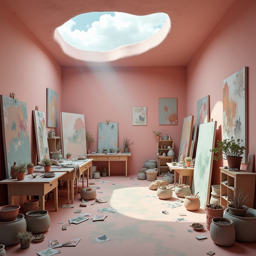 as published in an 1978 Architecture Journal, pink fluffy in...