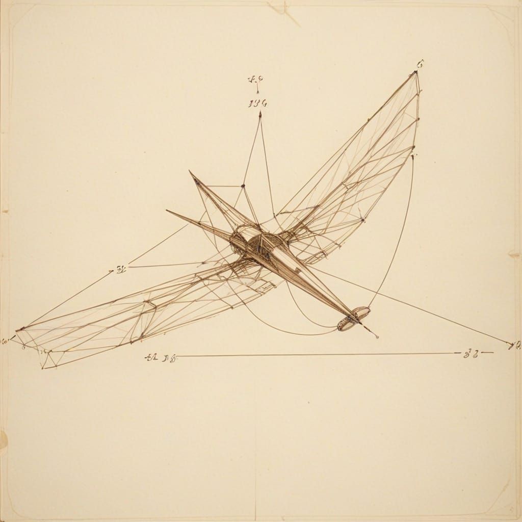 Da Vinci Ornithopter Reimagined with AI