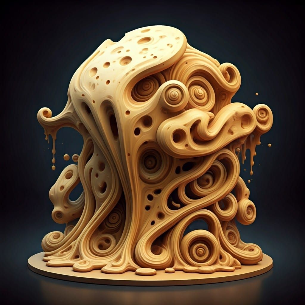 Surrealist Dreamscapes Born from Cheese and Melancholy