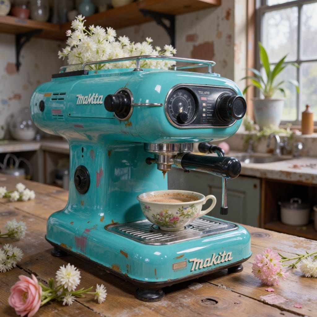 Makita Coffee Machine with Lora Dreamforge