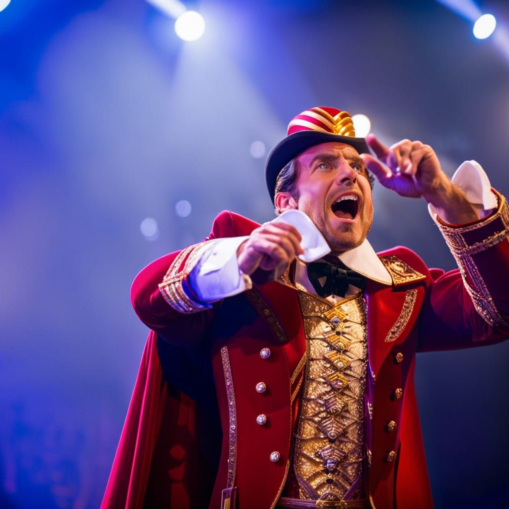 Scene from The Greatest Showman musical