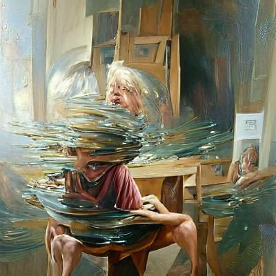 ADHD as Expressive Oil Painting