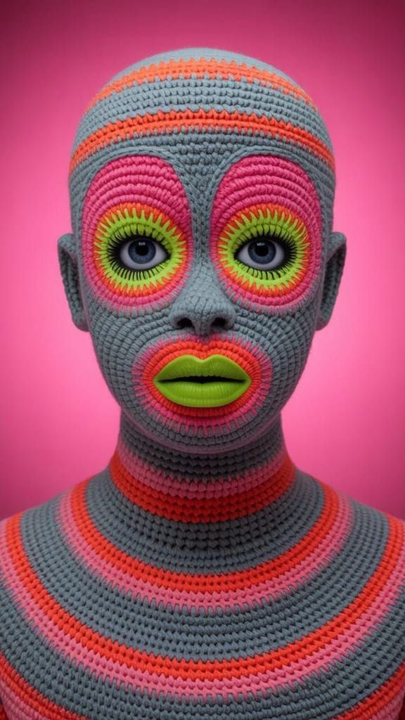 Neongrey Vintage Crochet Jazzberry Acidapple Through the Wro...