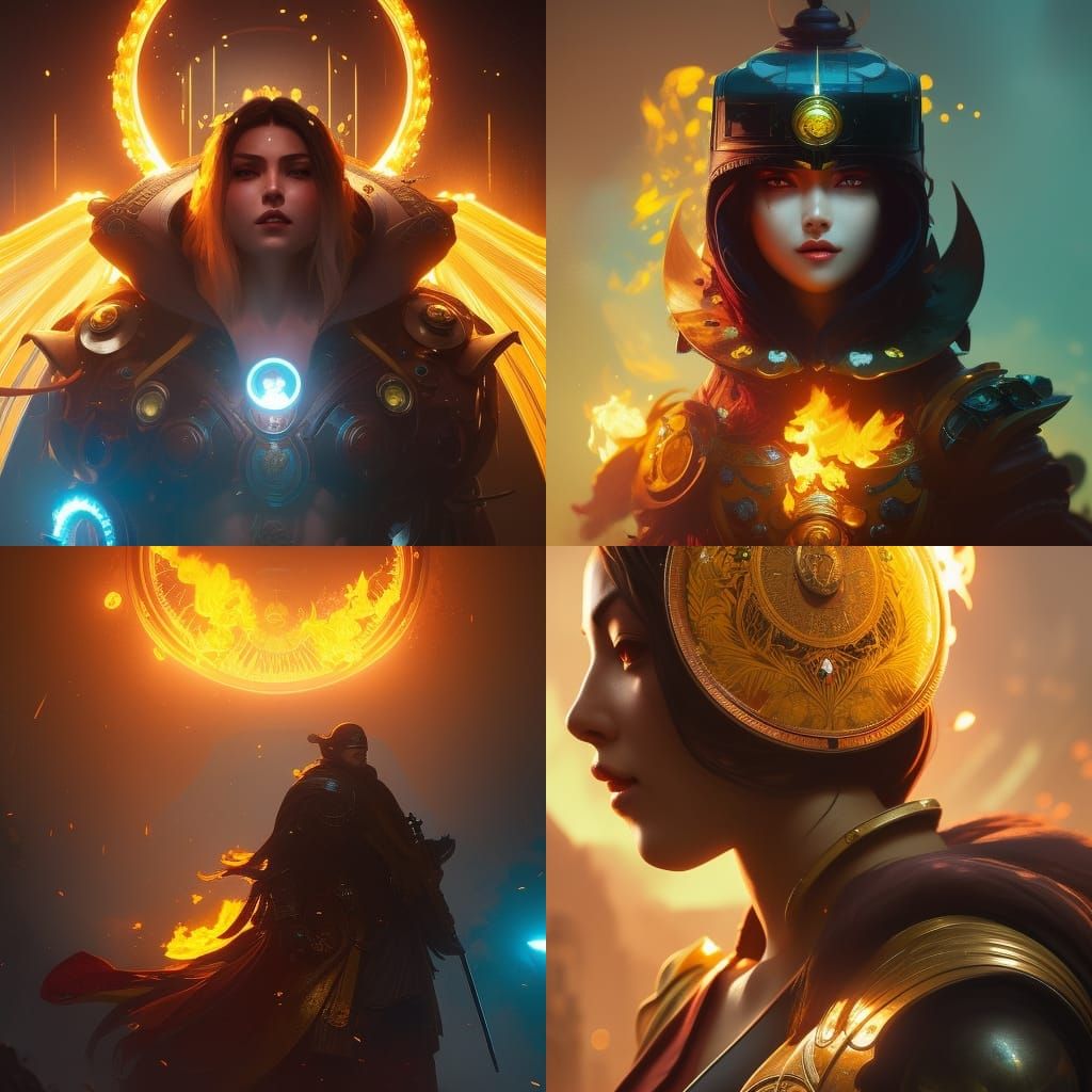 Fiery Crying Laughing Face in Dynamic Lighting