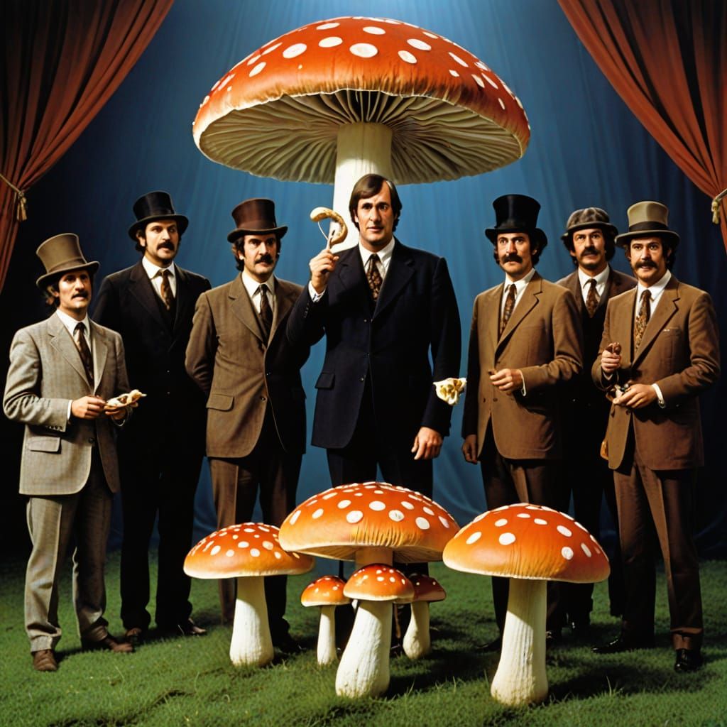 Monty Python's Mushroom Circus: Absurdist Art