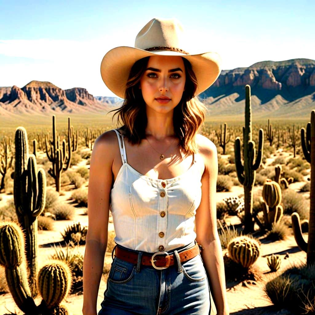 Ana de Armas in Desert Chic Cowboy Style