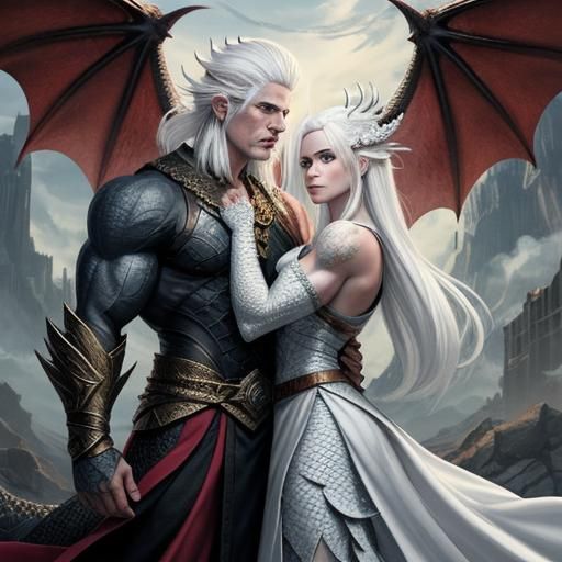 Wrathful God and Dragon Queen Couple